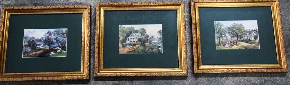 Lot 133: Set of 3 Homesteads