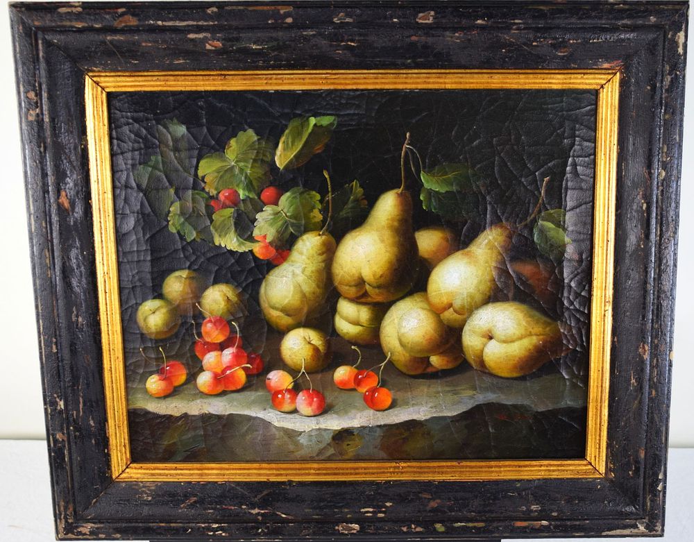 Lot 163: Still Life Oil Painting