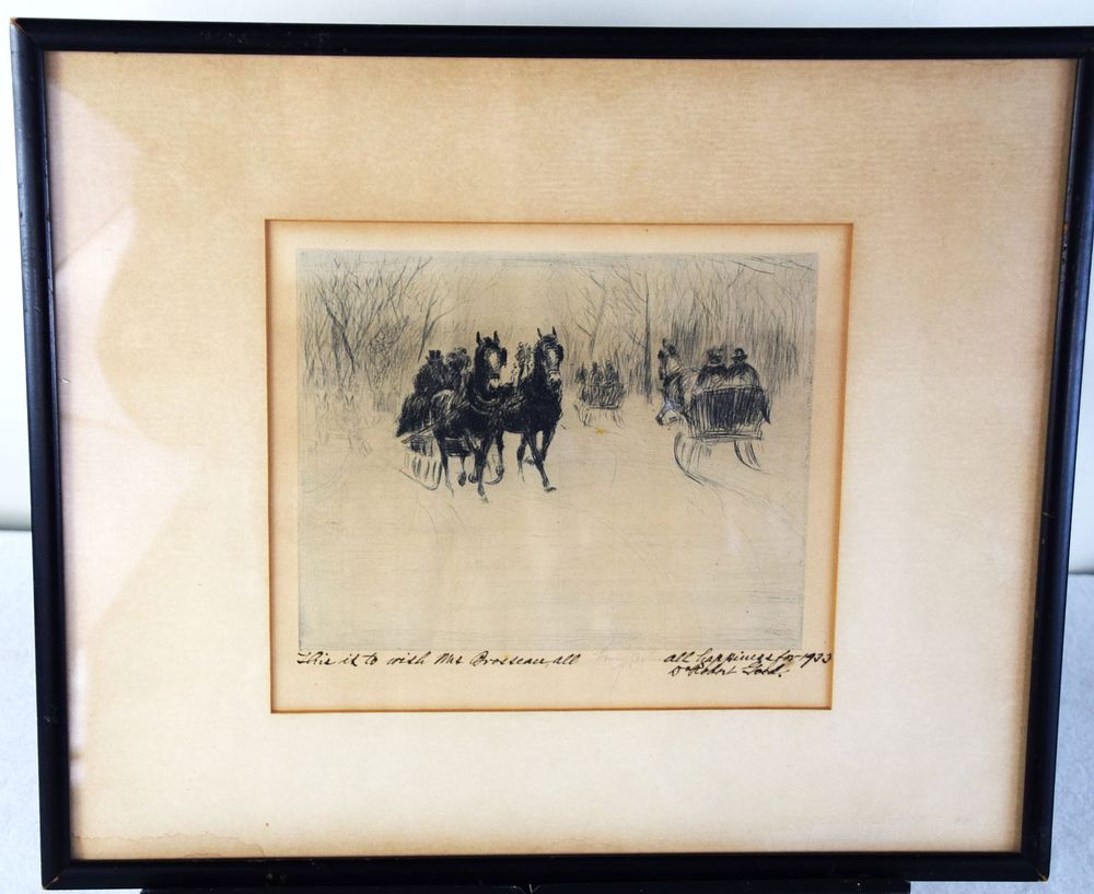 Lot 174: Henry Zigler Etching