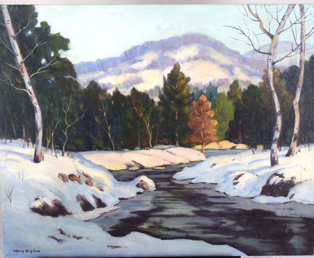 Lot 153: Vermont Winter Scene