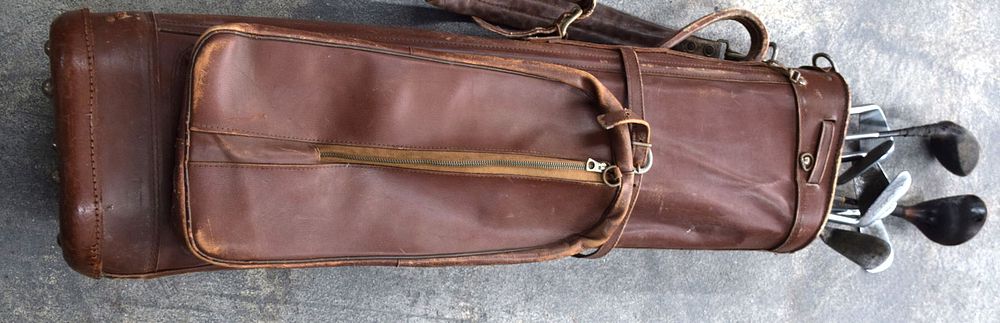 Lot 167: Old Golf Clubs