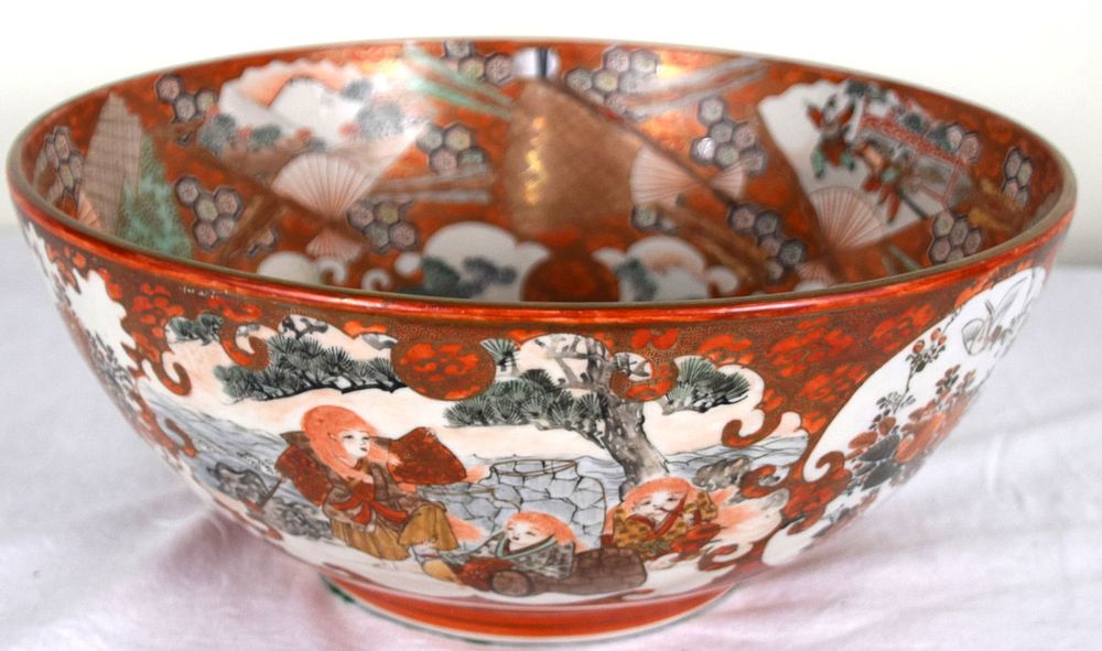 Lot 172: Oriental Punch Bowl
