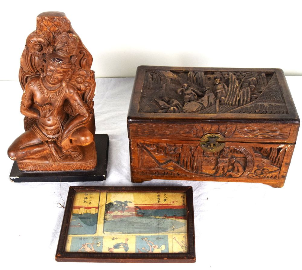 Lot 173: Three Asian Piece Lot