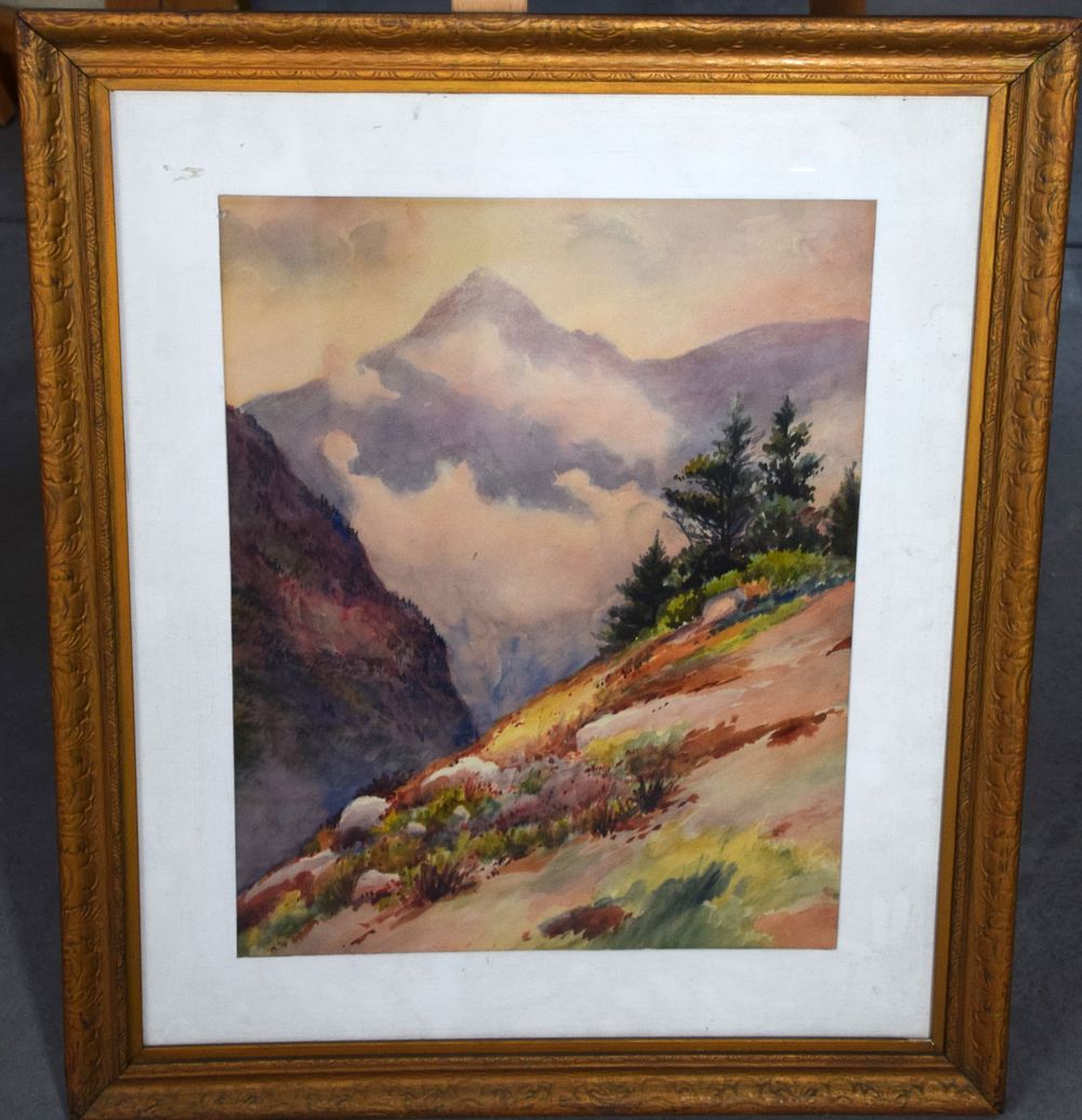 Lot 180: White Mountain Watercolor