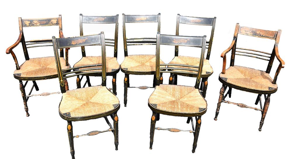 Lot 189: Matched Set Of Chairs