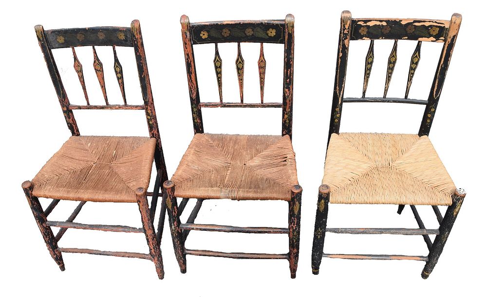 Lot 190: Matched Set Of Chairs