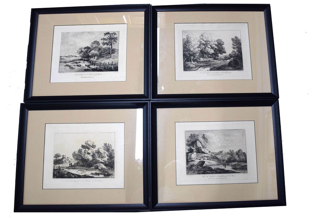 Lot 140: Four 19th Century Etchings