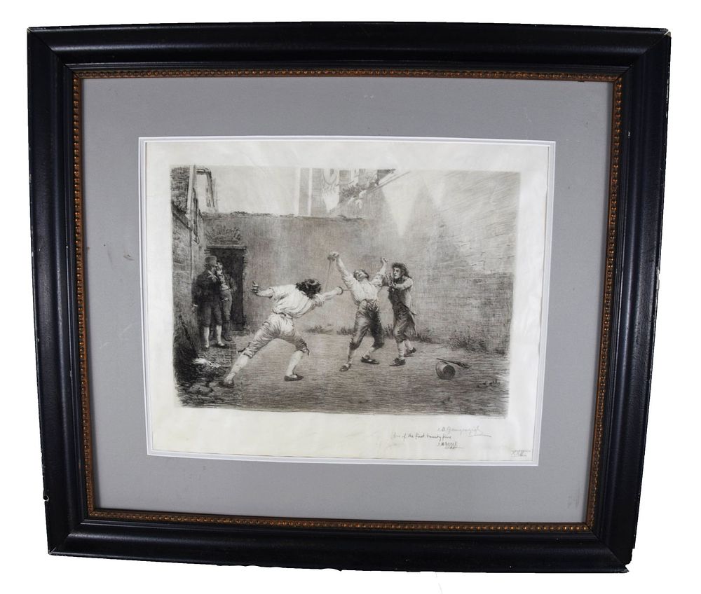 Lot 191: Swordsmen Art