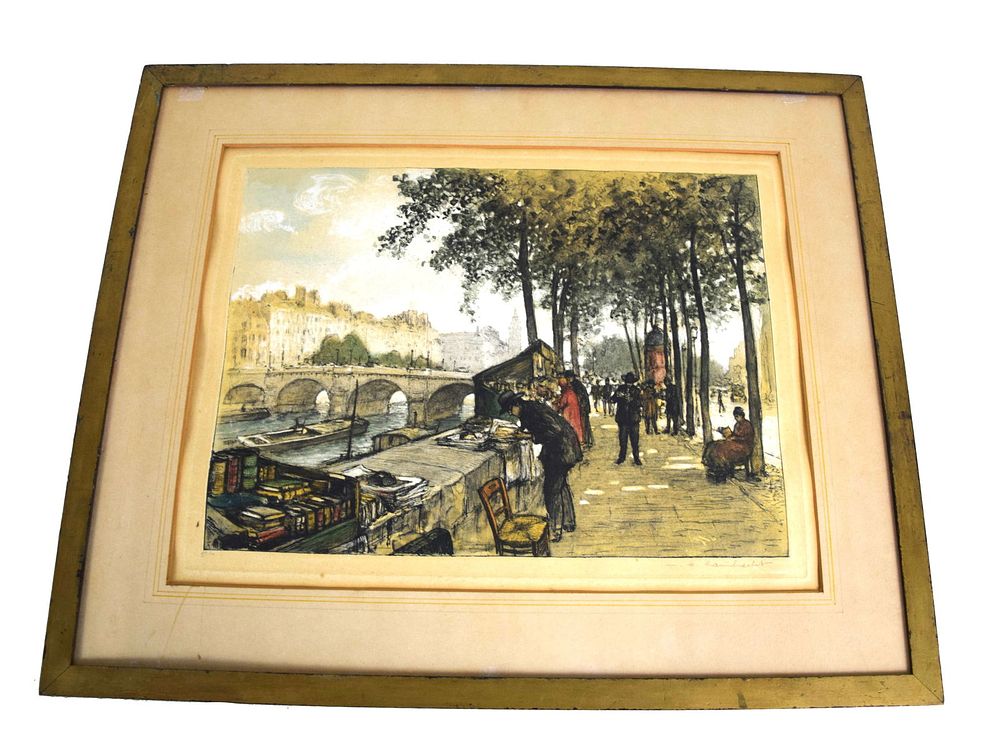 Lot 203: Paris Lithograph