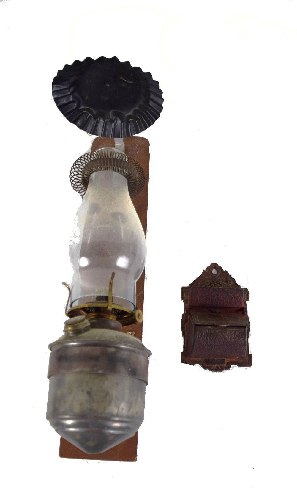 Lot 230: Factory Lamp and Match Holder