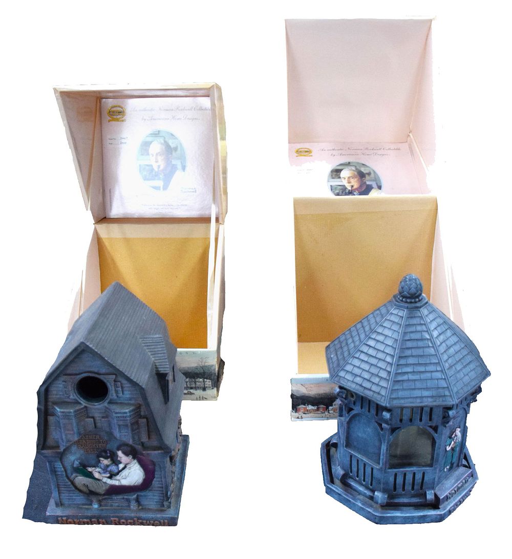 Lot 257: Noman Rockwell Collectibles