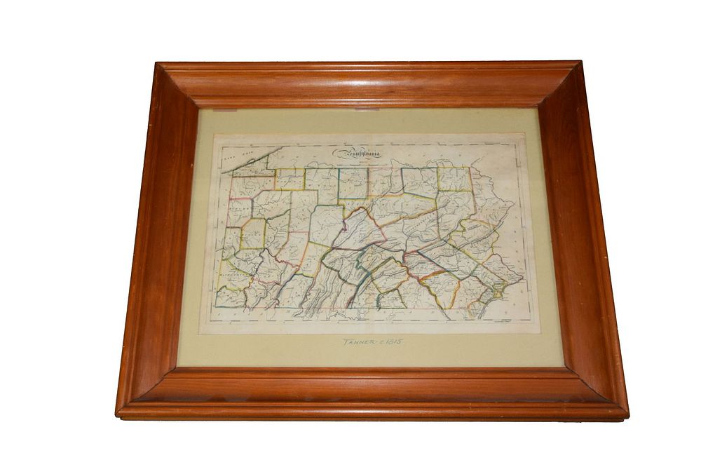 Lot 7: H.S. Tanner Map of PA