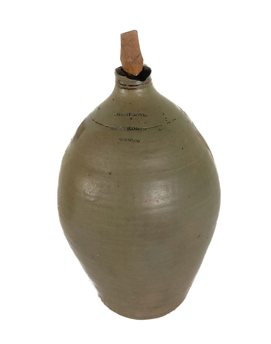 Lot 12: Ovoid Stoneware Jug