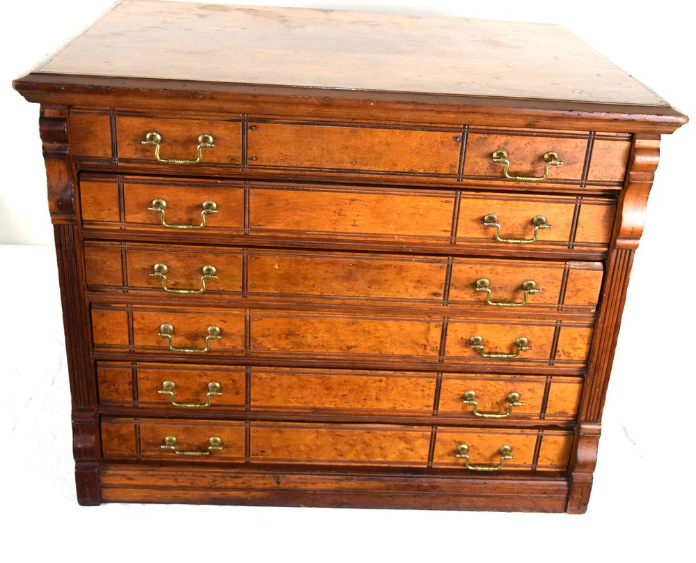 Lot 13: Victorian Spool Cabinet