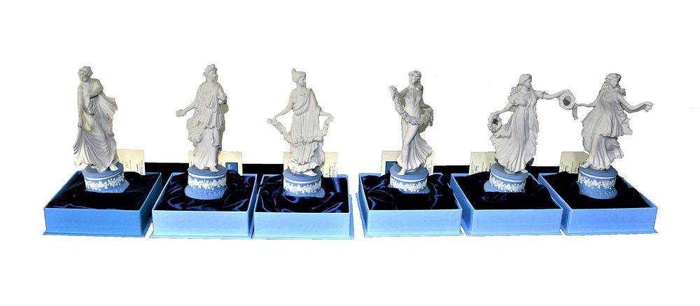 Lot 24: Wedgwood Dancing Hours Figurines