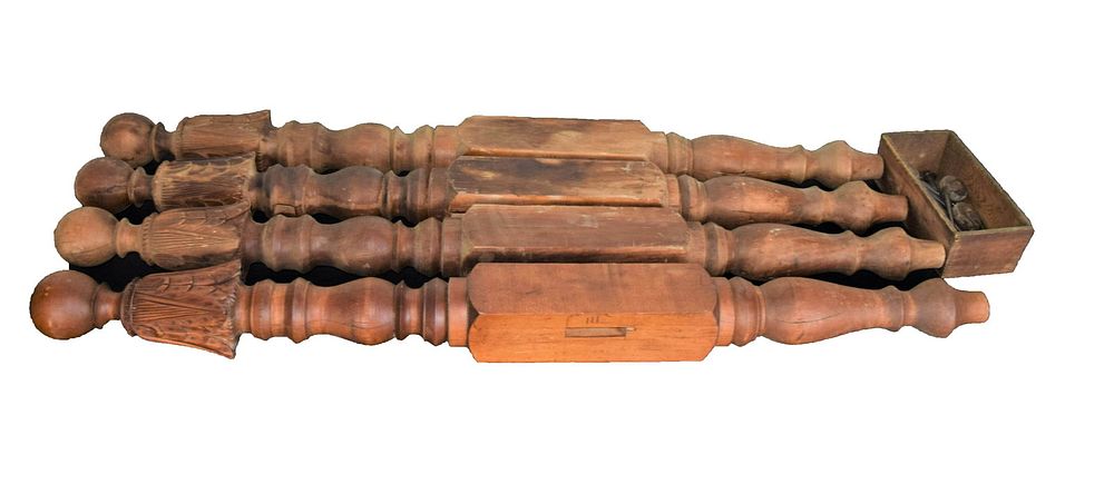 Lot 50: Dunlap Carved Bed