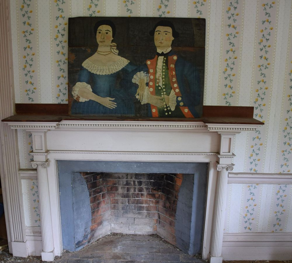 Lot 51: Major John and Martha (Gilmore) Dunlap Painting