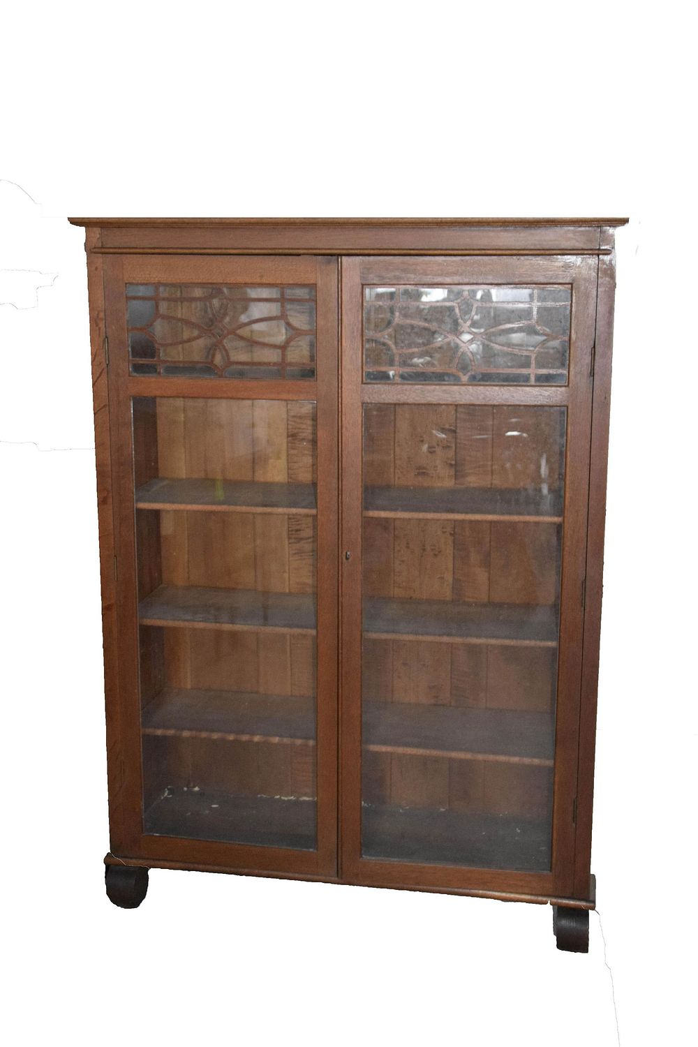 Lot 59: 5 Shelf Oak Bookcase