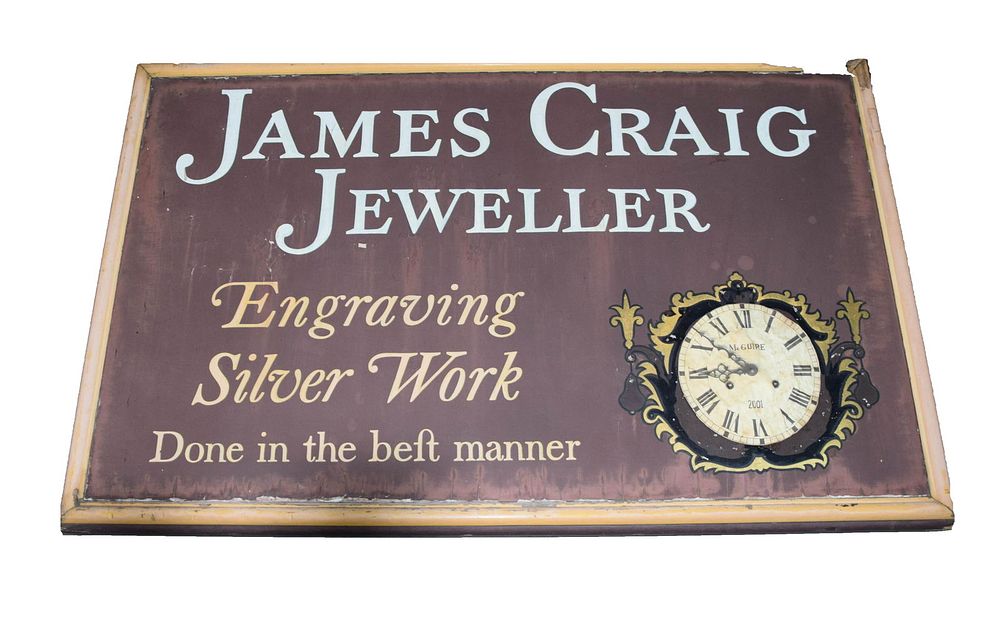 Lot 62: Jeweler's Sign