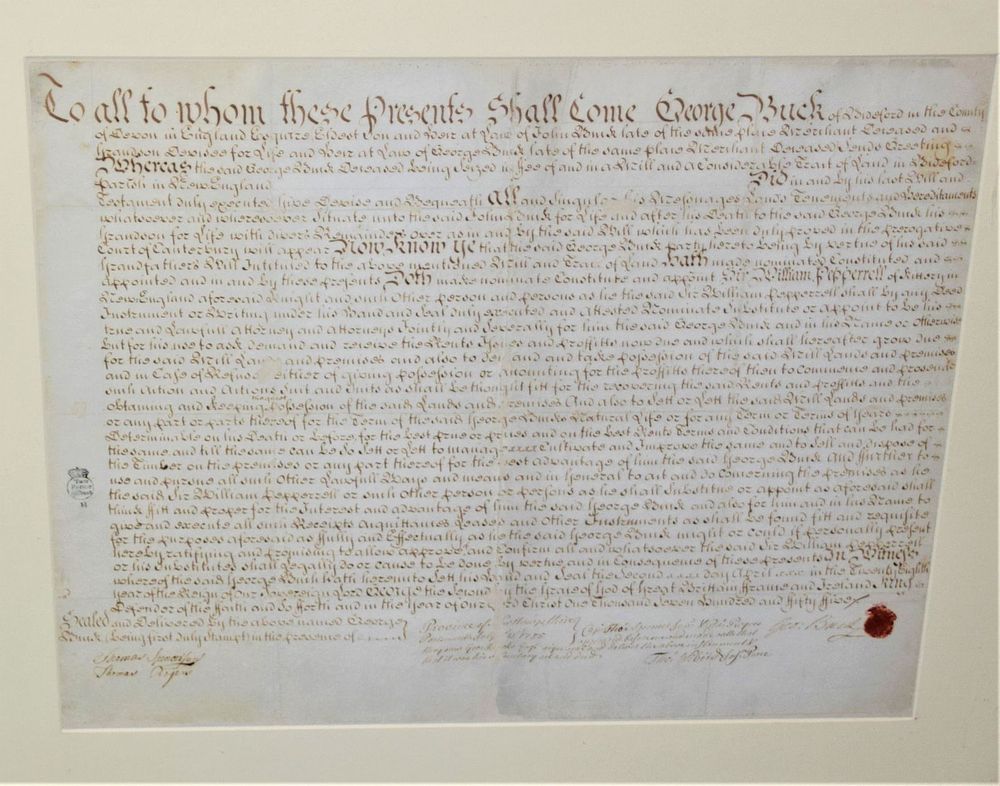Lot 104: Sir William Pepperrell