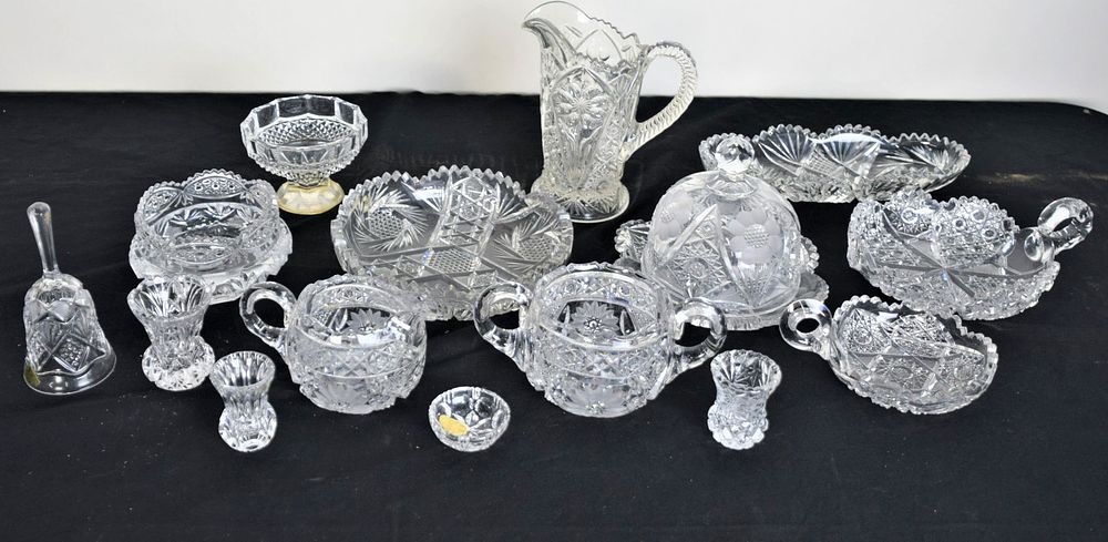 Lot 223: Cut Glass Lot