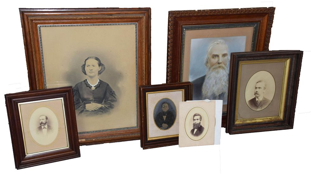 Lot 257: Dunlap Ancestor Portraits