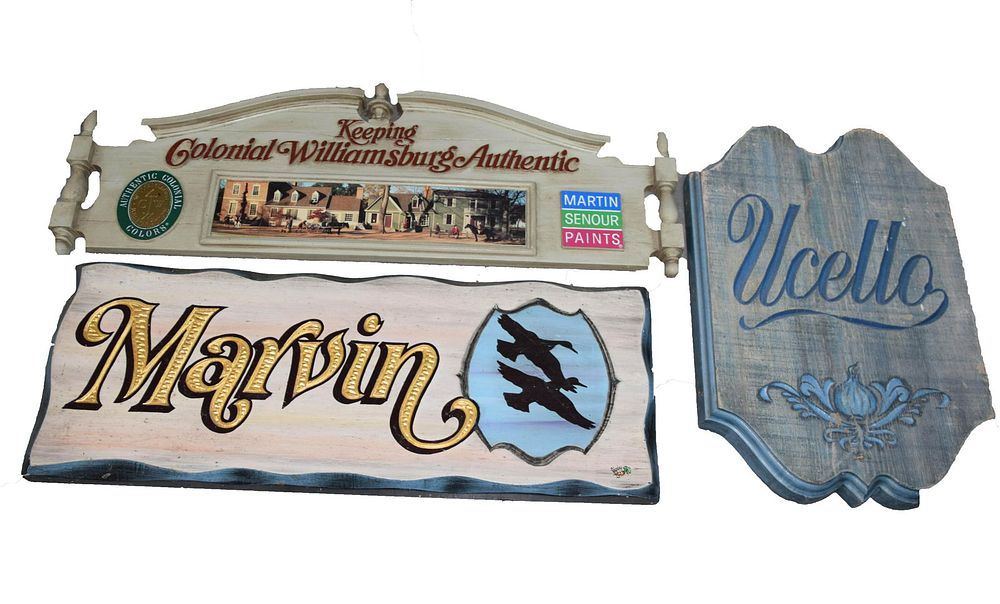 Lot 258: Three Signs