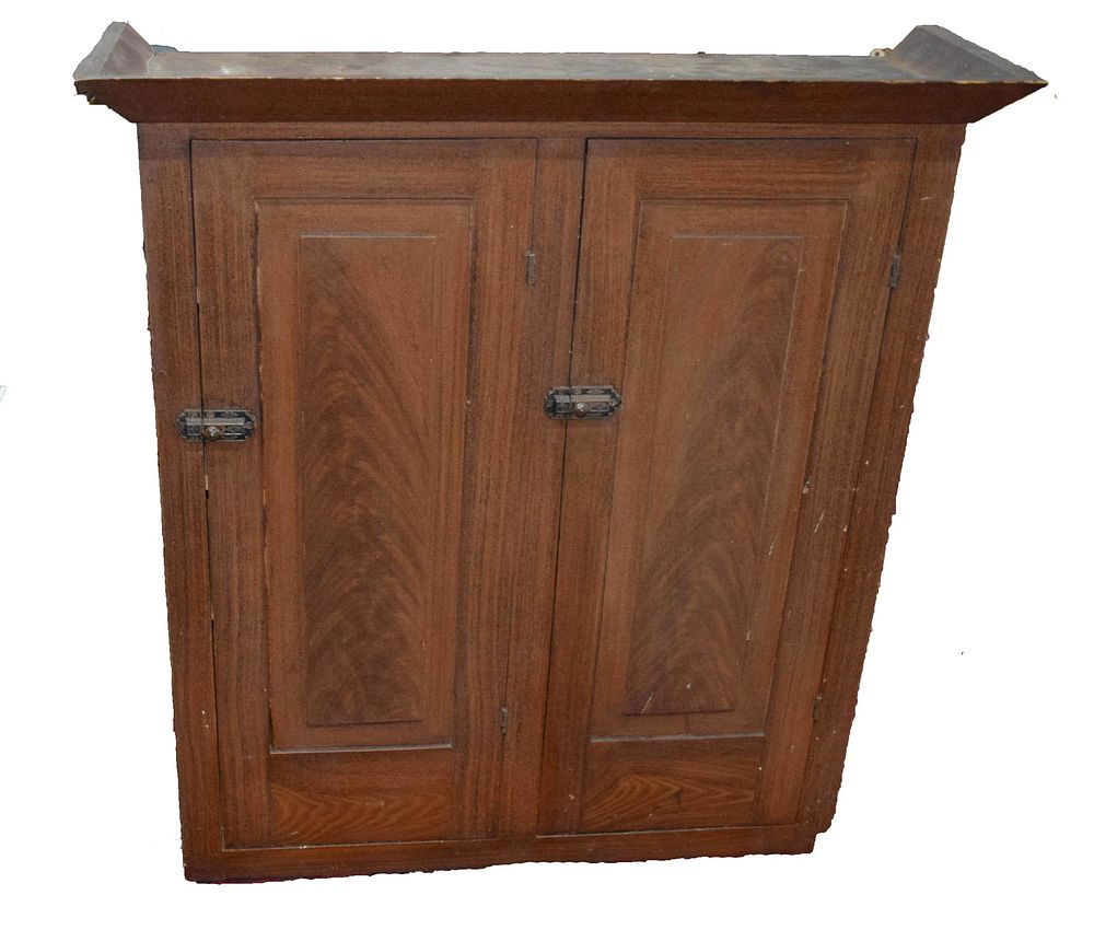 Lot 259: Secretary Top/Hanging Cupboard