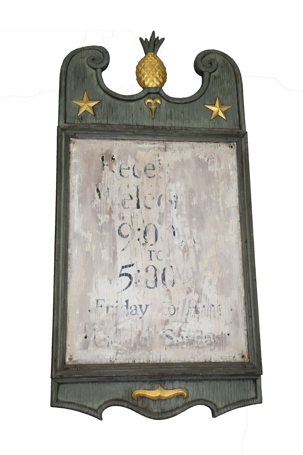 Lot 272: Carved Sign