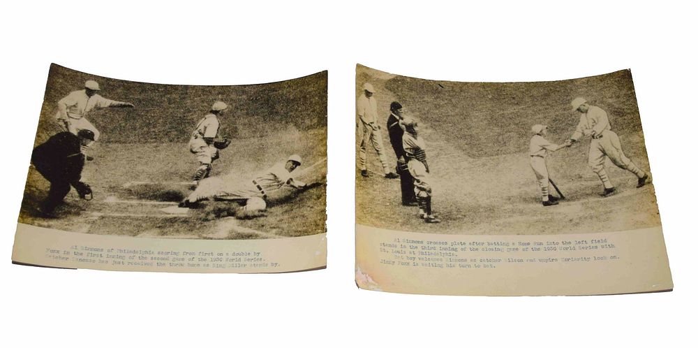 Lot 147: Al Simmons Philadelphia Athletics