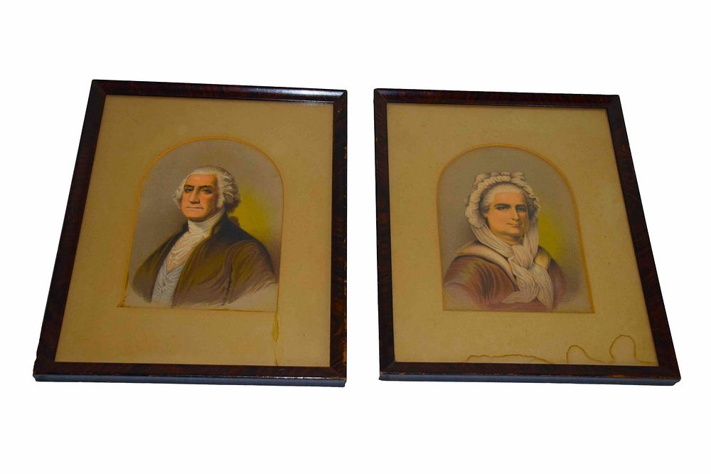 Lot 148: George and Martha Washington