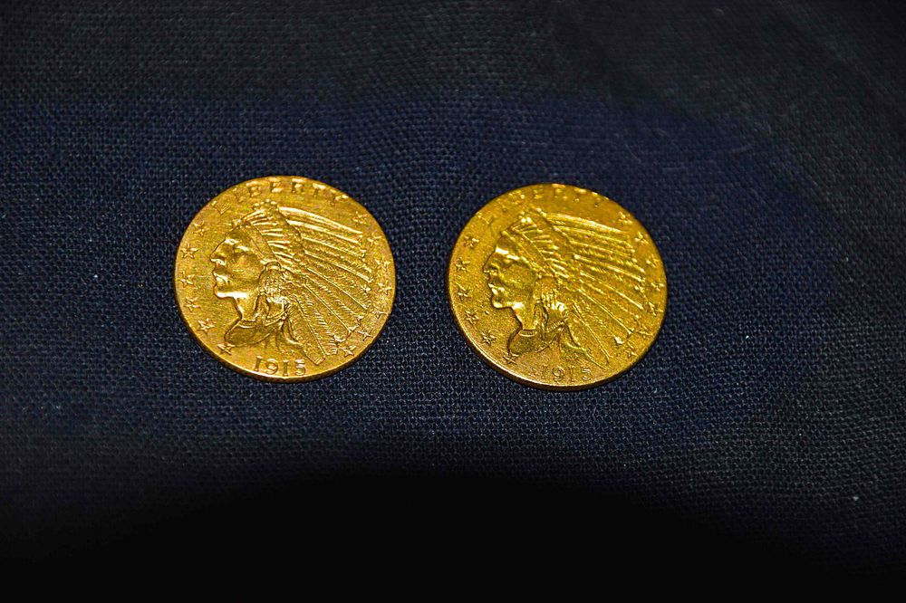 Lot 179: Two  $2.50 Gold Coins
