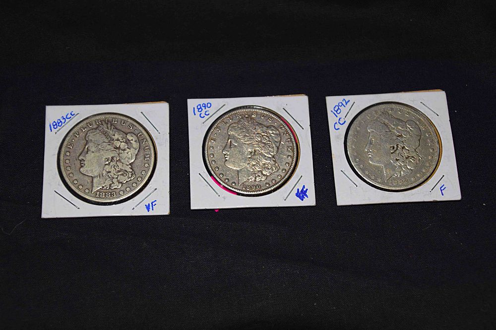 Lot 180: Morgan Dollars Carson City Mint