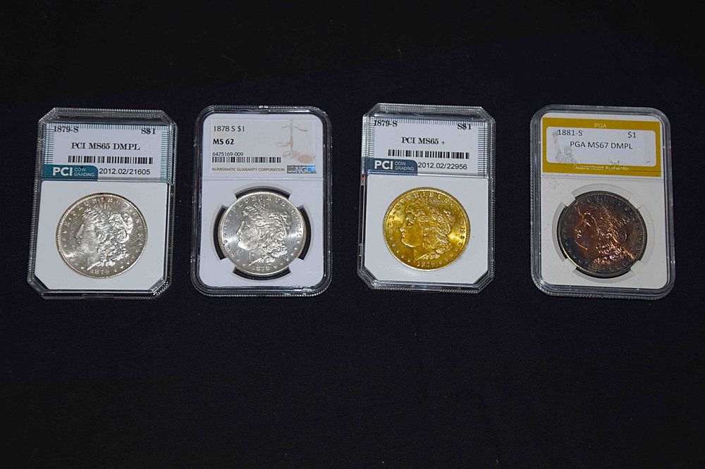 Lot 182: Morgan Silver Dollars San Francisco Mint