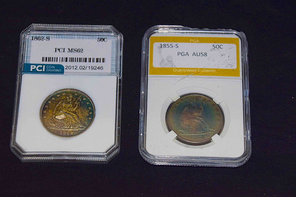 Lot 187: Liberty Seated Half Dollars