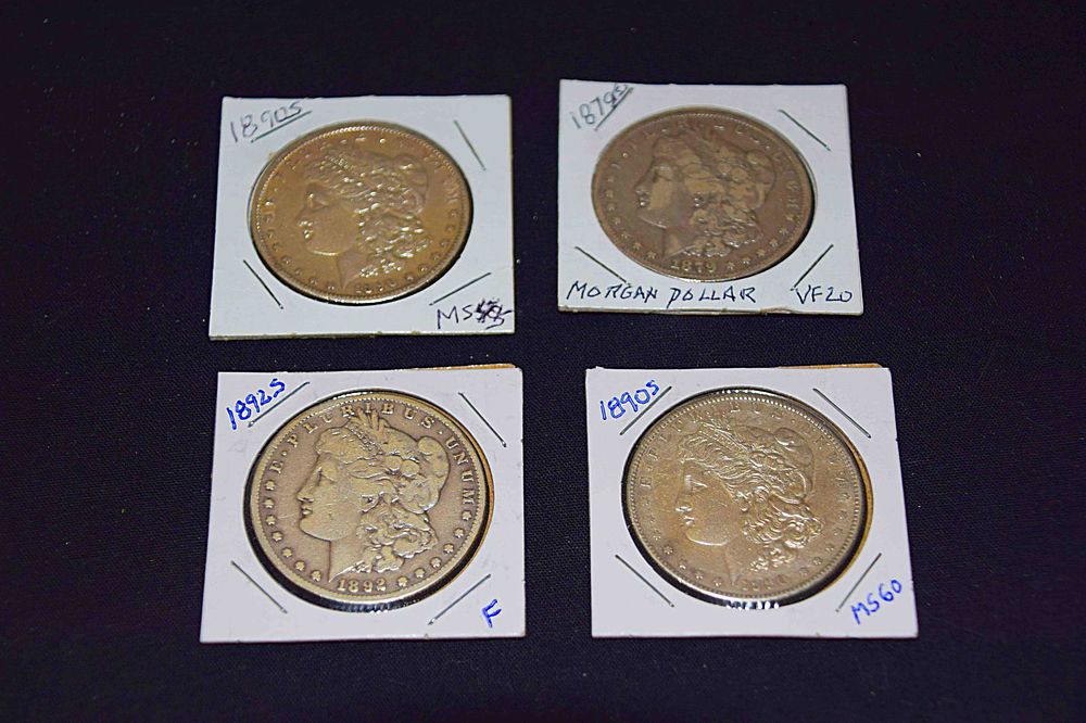 Lot 200: 4 Morgans-San Francisco Mint