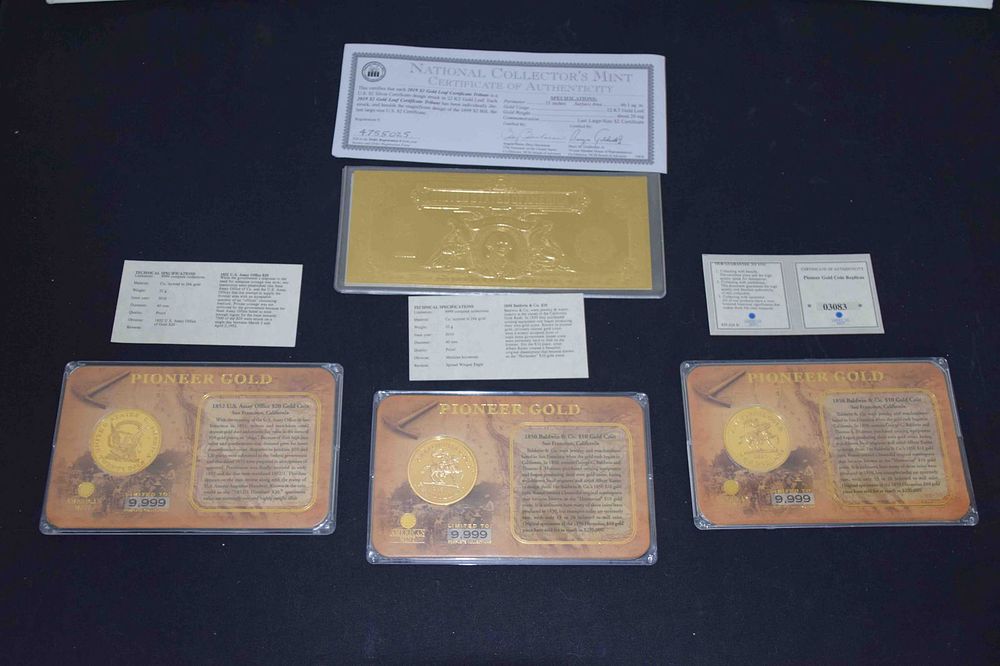 Lot 222: American Mint Pioneer Gold