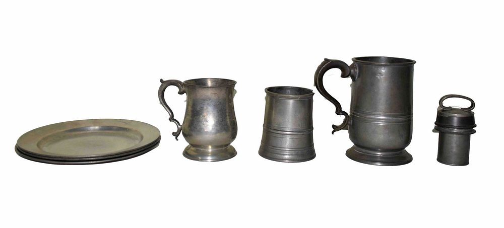 Lot 226: 90 Pewter Lot