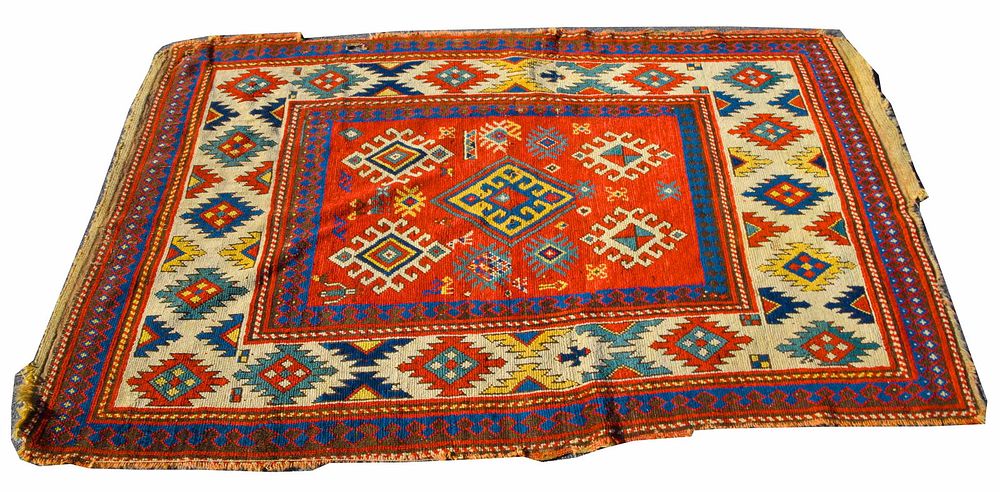 Lot 162: Oriental Scatter Rug