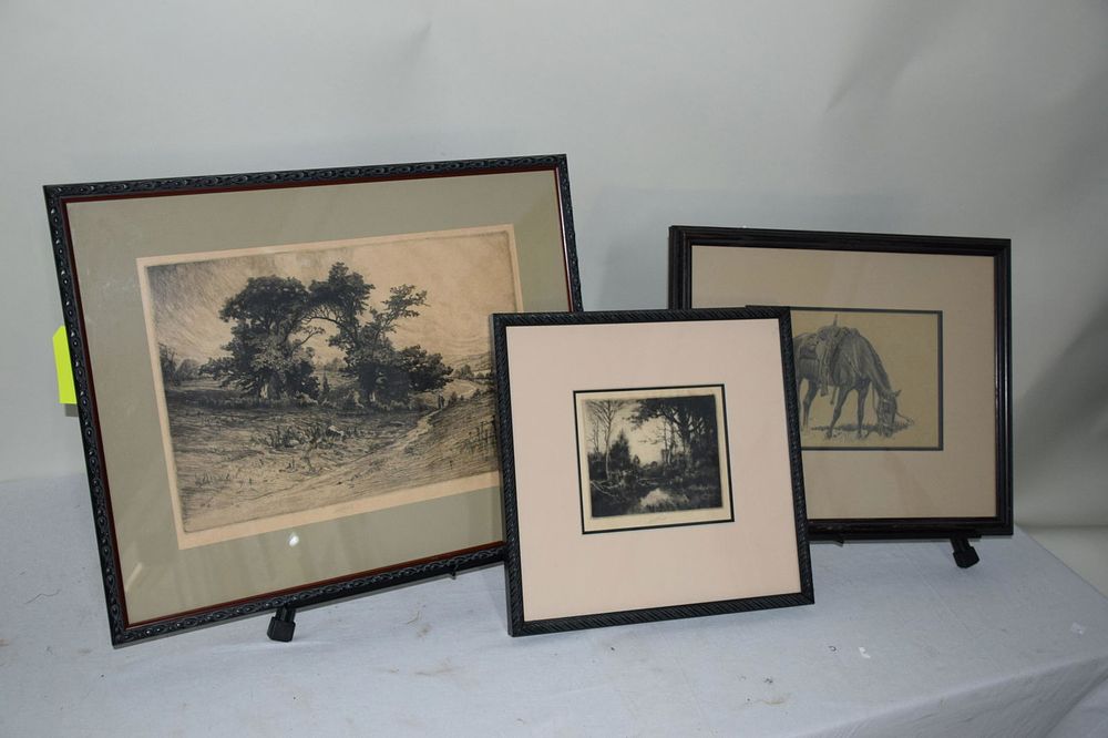 Lot 204: Three Drawings