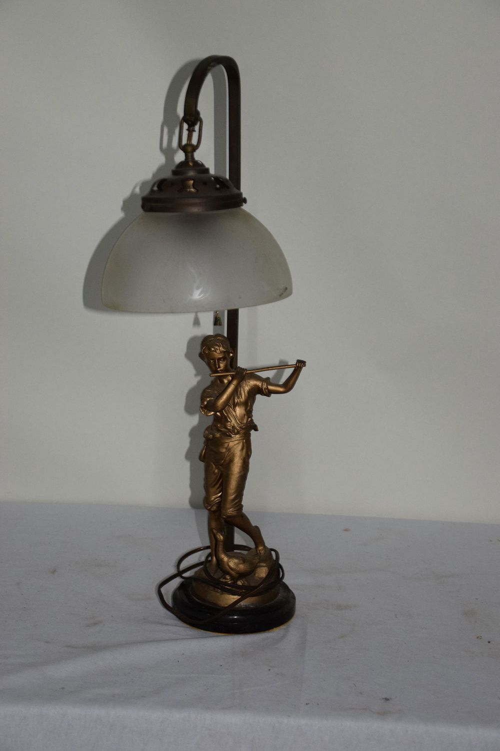 Lot 249: Figural Lamp