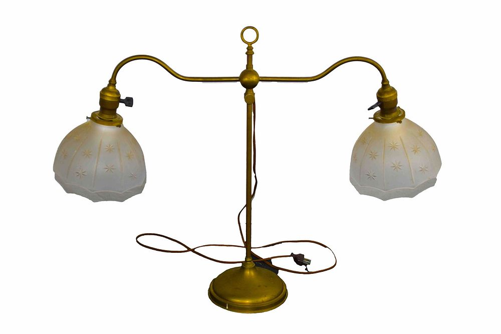 Lot 194: Brass Lamp