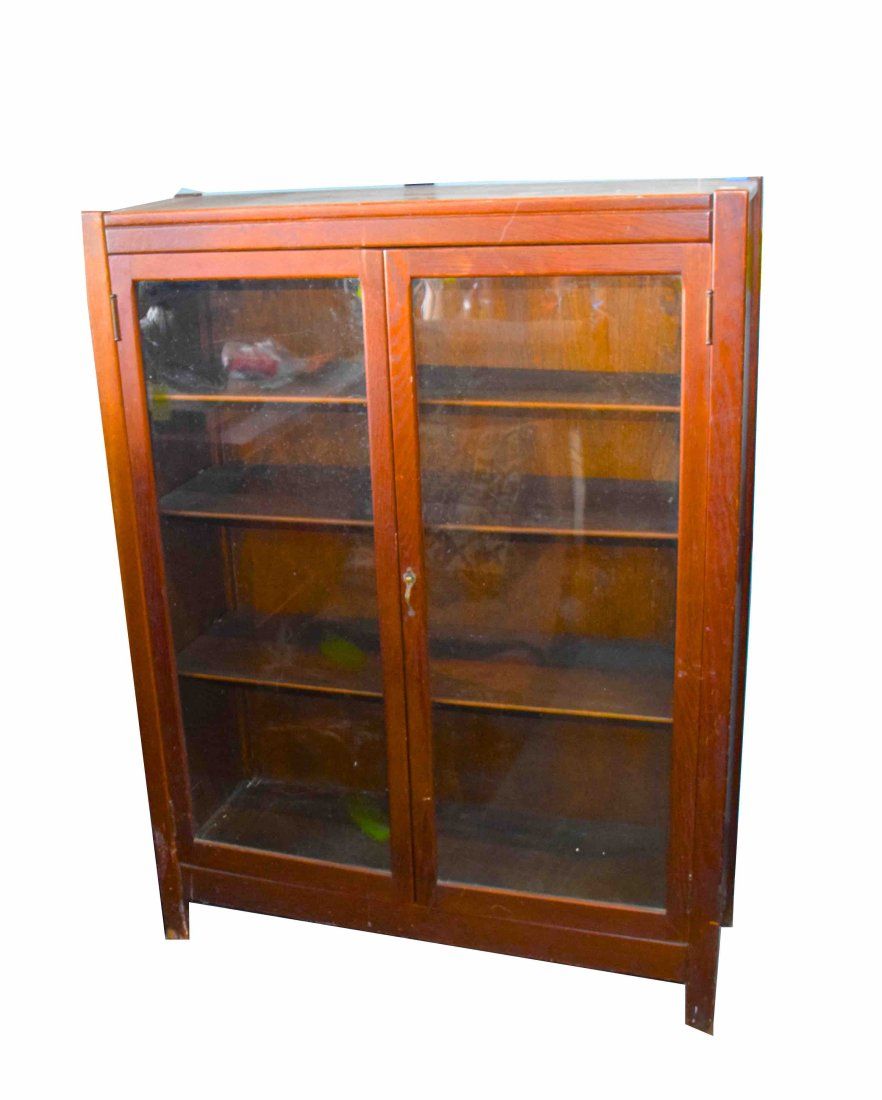 Lot 209: Mission Oak Bookcase
