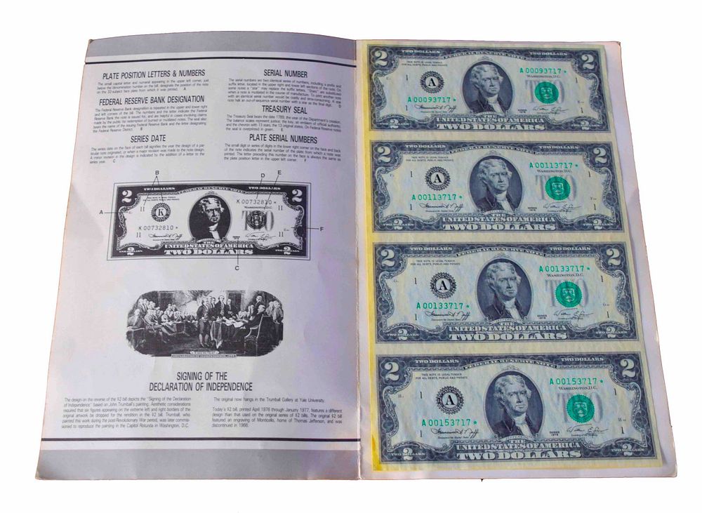 Lot 219: $2 Dollar Sheet
