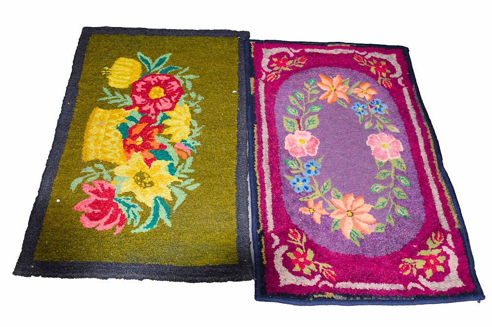 Lot 260: Two Hooked Rugs