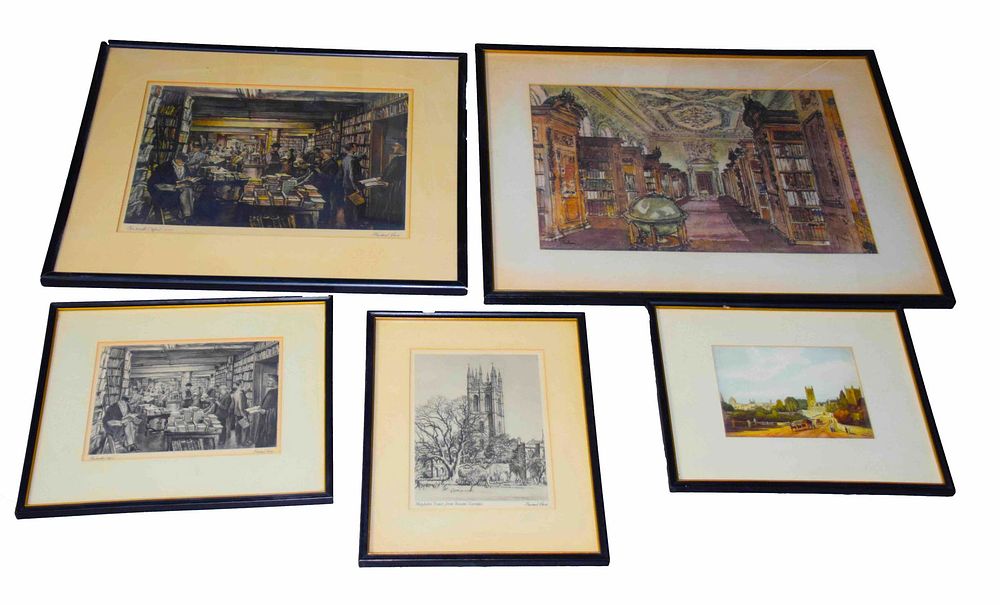 Lot 284: Six Piece print Lot of Oxford