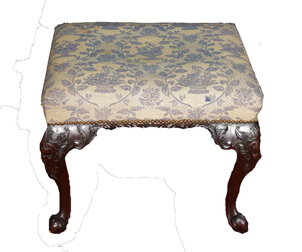 Lot 291A: English Mahogany Footstool
