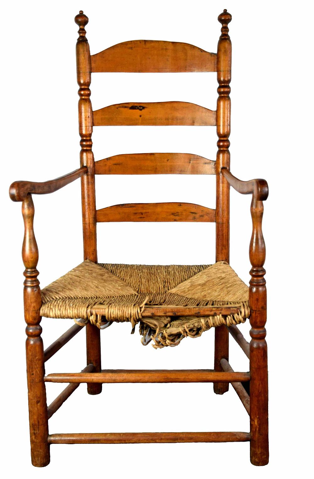 Lot 152: Ladderback Armchair