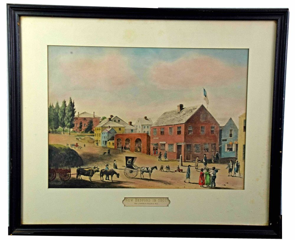 Lot 179: New Bedford Print