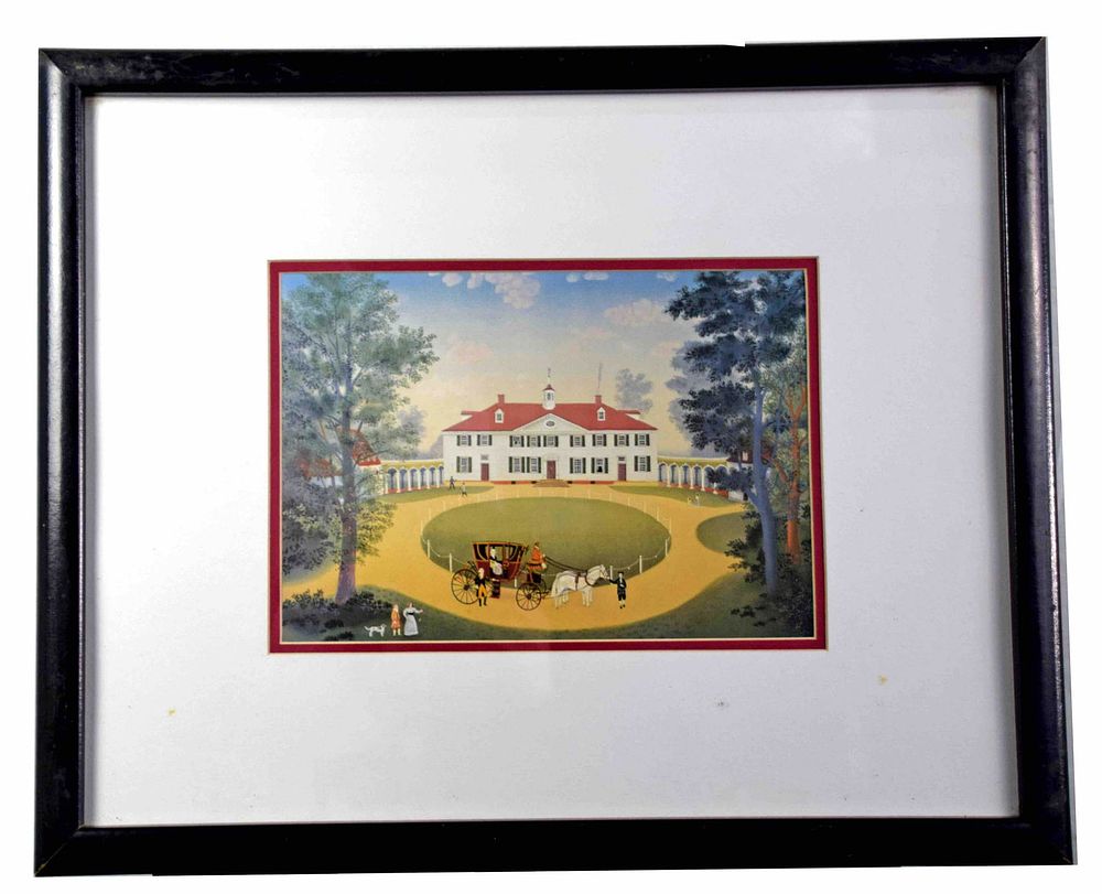Lot 180: Mt Vernon print